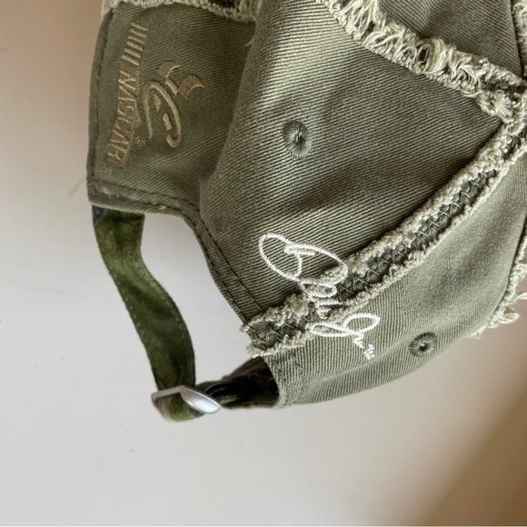 NASCAR Hat Cap Dale Earnhardt Jr Distressed Frayed Camo Chase Racing Adjustable - Picture 8 of 10